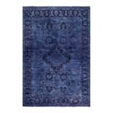 Overyed One-of-a-Kind Rectangle 4'1" X 6'4" Hand Knotted Area Rug