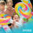 Candy Zone Inflatable Kiddie Pool: Inflatable Kids Pool With Water Sprayer And Slide – Splash Pad