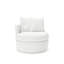 Fauteuil rembourré pivotant Dara Harlow-125810329