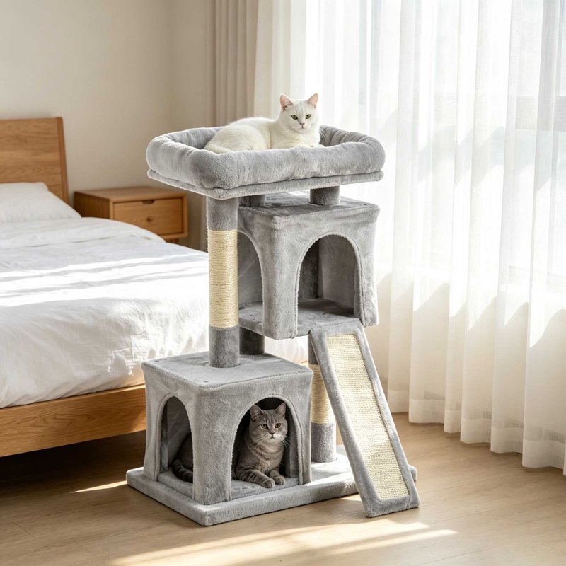 83 cm H Cat Tree / Condo, Grey