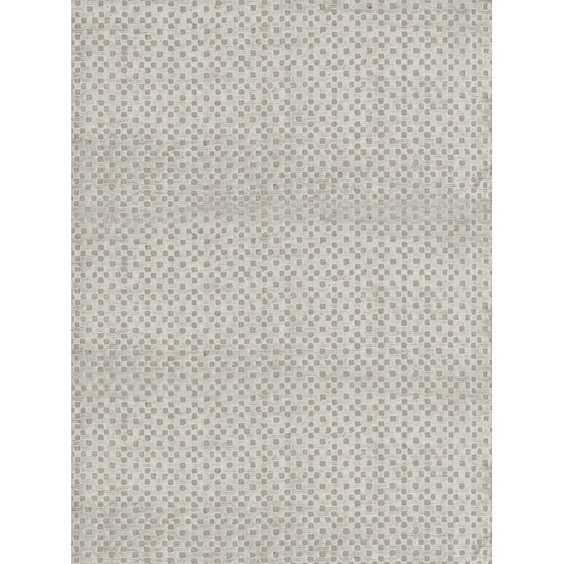 Tapis gris de haute qualité noué à la main