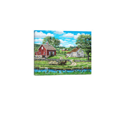 Warm Spell Unframed Canvas Wall Art  24" X 18"