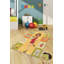 Tapis tissé élégant (4,6 x 7,2 pieds), 100% polyester, hauteur des poils de 0,4 po | Antibactérien, antidérapant, dessous lavable à la machine | Impression 3D numérique | Parfait pour le salon, la chambre à coucher et la salle à manger-1099835465