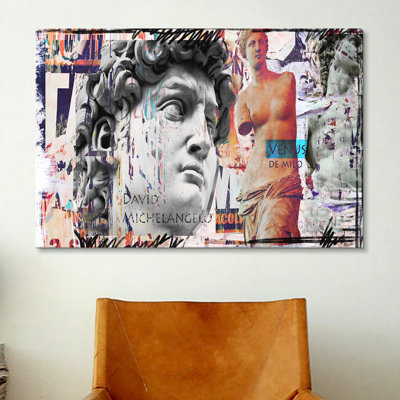 «David and Venus» par Luz, impression sur toile