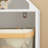 Kids Bookshelf with 3 Open Shelves and 2 Doors Childrens Bookcase for Book Nook Toy Storage White