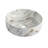 Round Above Counter Ceramic Art Sink For Bathroom, High - Quality Glaze, Well Crafted, 15.7 Inches Wide, 18.9 Lb Bathroom Counter, Featuring White And Gold Design, Three Layers Of Easy To Maintain,-1004079254