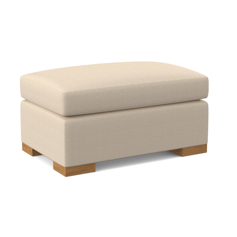 Elkins Ottoman, Amber, Filigree Ivory