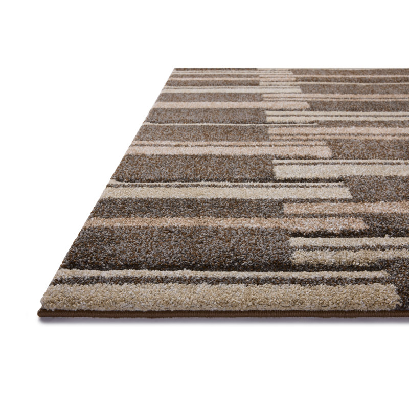 Tapis moka / champagne Manali, Rectangle 3 pi 7 po x 5 pi 7 po