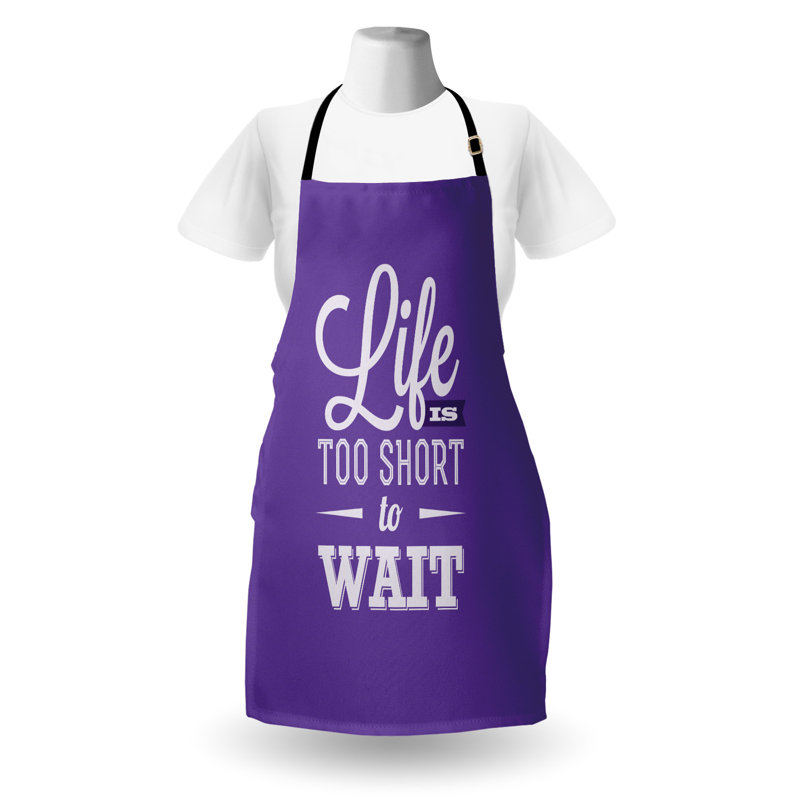 No Pattern Bib Apron