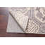 Tapis beige en laine noué à la main de conception unique 4 pi 0 po x 6 pi 0 po Lucciano