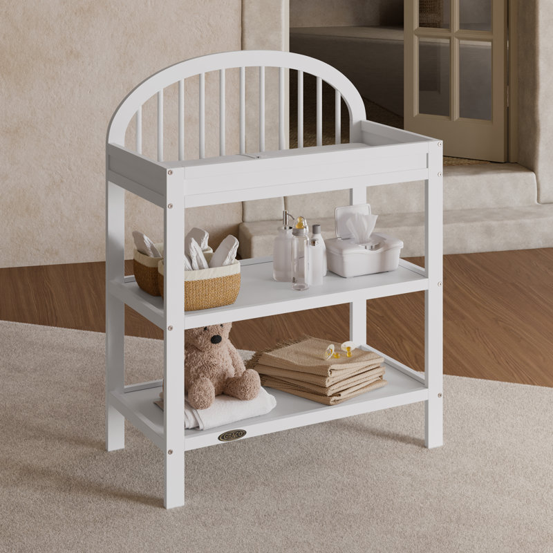 Table à langer avec coussin Olivia, Blanc