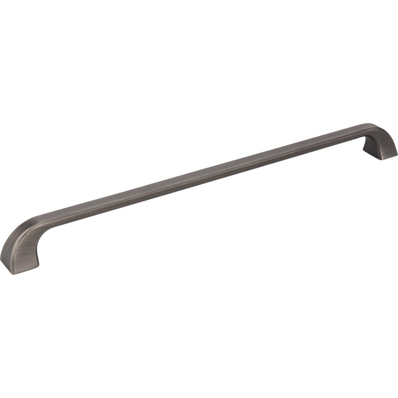 Marlo Bar Pull, 12", Brushed Pewter