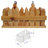 61'' x 28.38'' Soaking Wood Bathtub