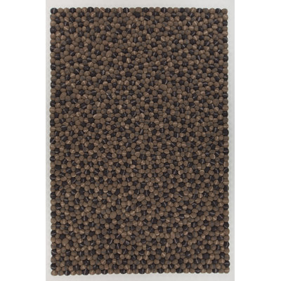 Tapis en laine feutrée tissée à la main Lakendra
