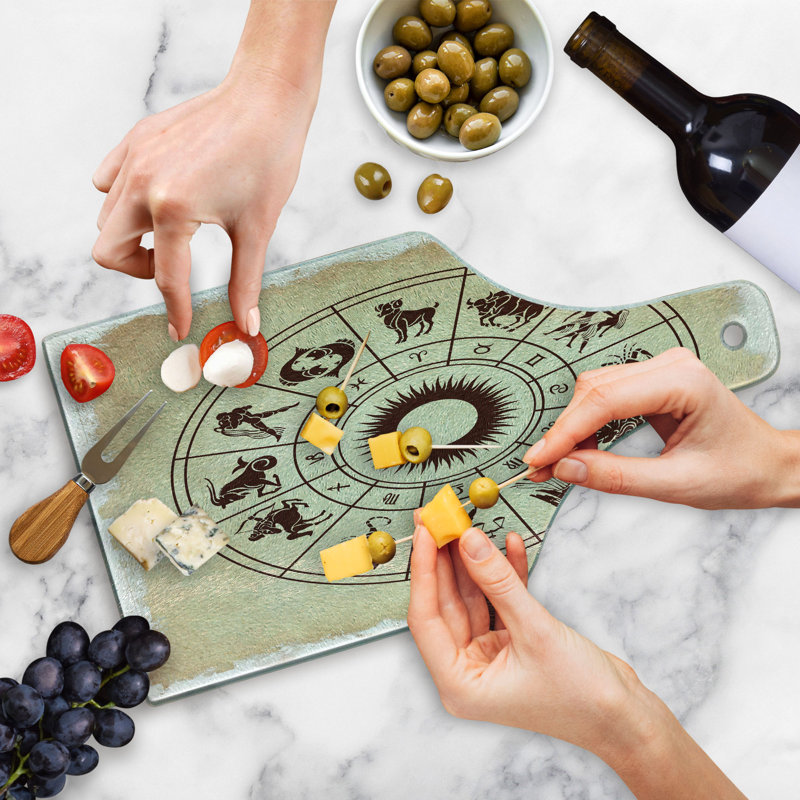 Planche à découper en verre trempé Ambesonne Astrology
