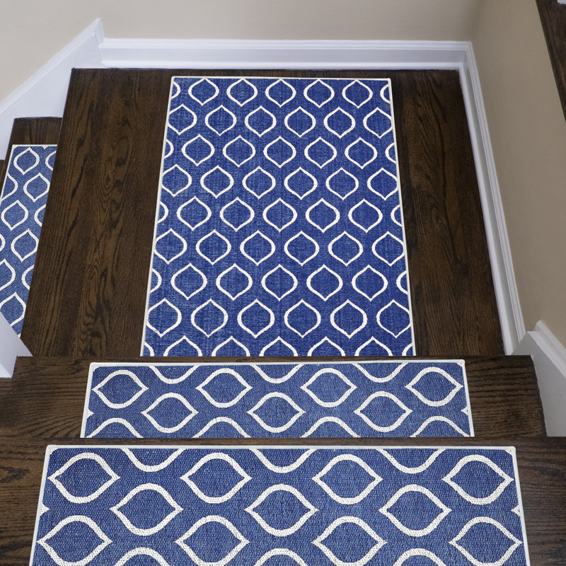 Tapis d'intérieur antidérapant Banhart 36 po x 24 po, Marine