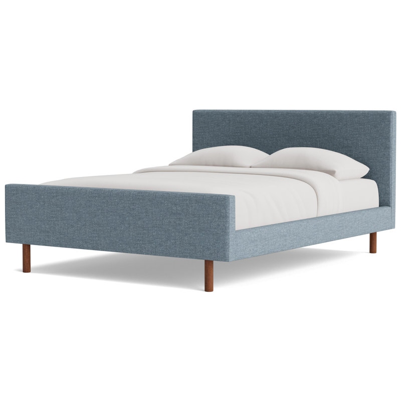 Skinny Fat Bed, Velvet - Sage, Queen
