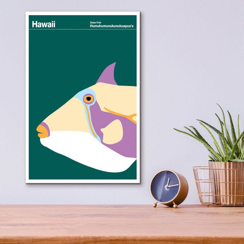 " State Posters HI " by Print Collection, 16" H x 12" W x 0.13" D
