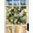 22" Grapevine Wreath with Hydrangeas and Thistle