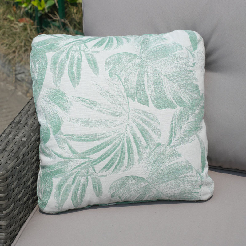 Indoor/Outdoor Cotton Reversible Throw Pillow