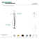 Kaiser Single Handle Floor Mount with Hand Shower