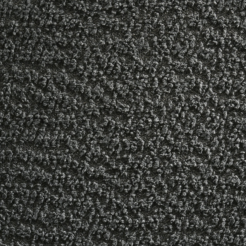 Banc d'appoint rembourré capitonné Mira, Gris anthracite