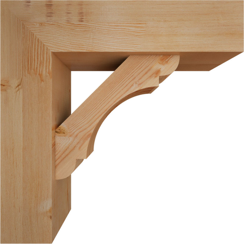 Support de bloc olympique avec entretoise décalée, 26 x 26, Sapin Douglas de l 7 1/2 (lisse)