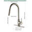 Robinet de cuisine avec douchette extractible 