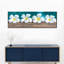 Fleur de frangipanier blanc sur toile-218130551