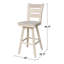 Tabouret de bar rotatif Kinnaird-43736457