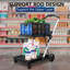 Chariot pliant sur roulettes-107484335