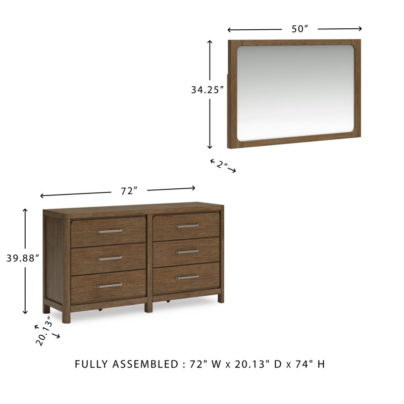 Geovoni Dresser And Mirror