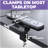Liquid Stands Piano Stand Power Strip Mount - Fits 1" To 3.4" - Piano Desk Clamp Power Strip Holder - Removable Under Desk Power Strip Holder For Edge - Sturdy Table Clamp Mount And Cable Management