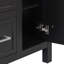 Armoire de salle de bain avec lavabo intégré en résine, 4 tiroirs et 2 portes-859379889