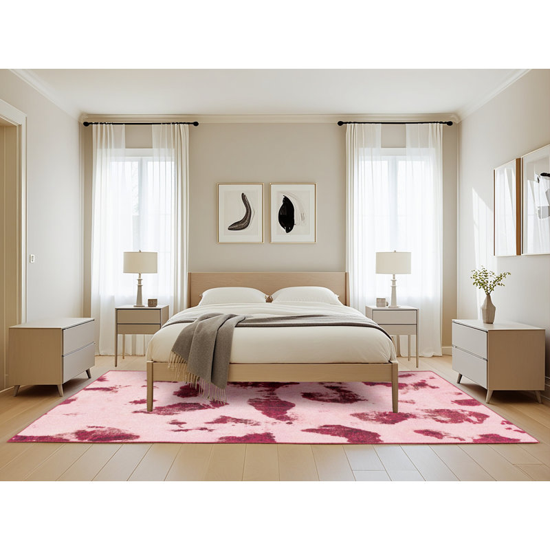 Abstract Indoor Rug, Rectangle 5' x 8'