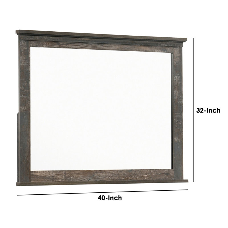 Miroir rectangulaire pour commode Breanca