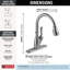 Robinet d'évier de cuisine avec douchette extractible Leland-14505710