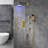 Vibrant Control: Trialo LED Color Changing Volume Control Shower System-48170767