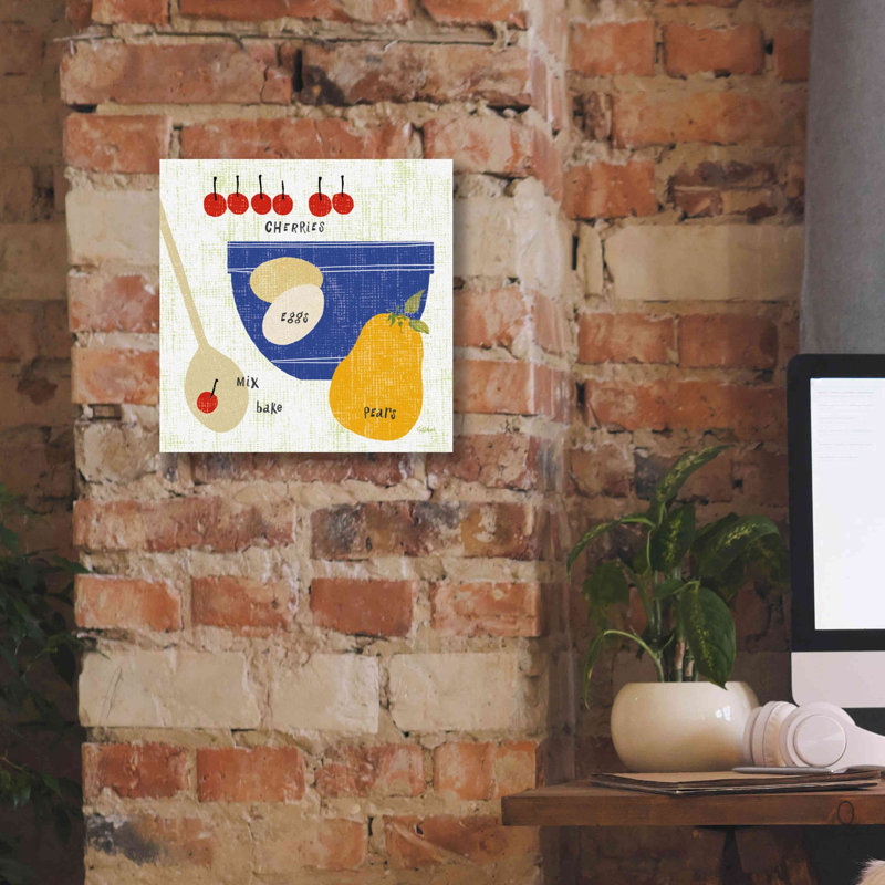 «Bake It I» par Sue Schlabach, estampe numérique sur toile, L 12 po x H 12 po