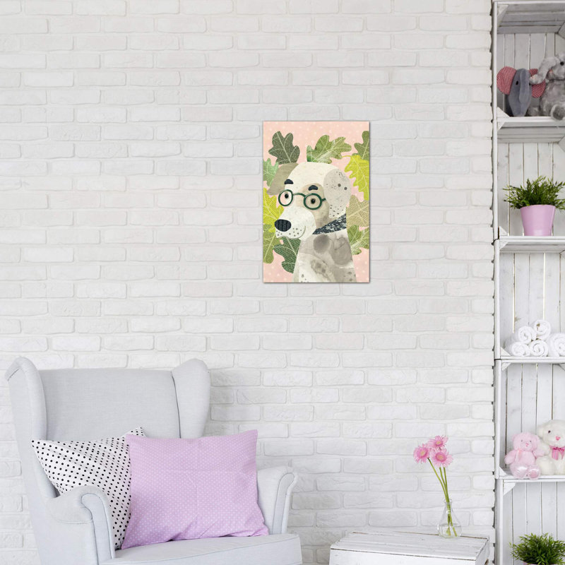 «Good Boy» par Laura Watson, reproduction d'impression sur papier, Pas de tapis, Toile tendue, H 12 po x l 8 po x P 0,75 po
