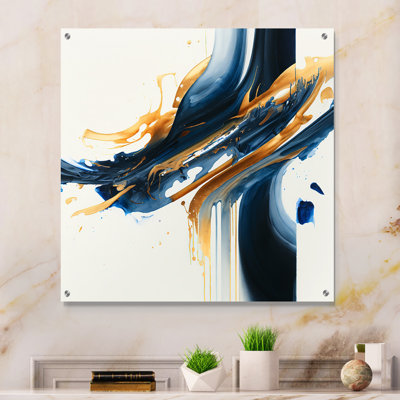 Stylish Spiral Abstract II - Spirales abstraites en acrylique
