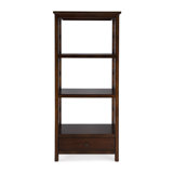 Lorena 30"W 3- Tier Etagere Bookcase with Storage Drawer