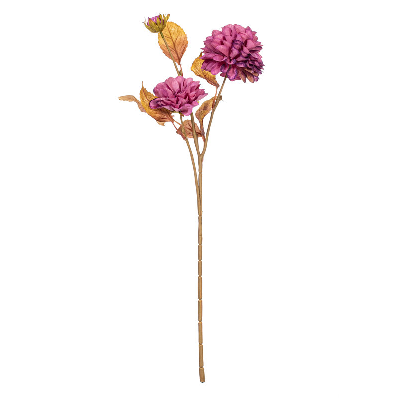 Vickerman 26" Artificial Chrysanthemum Spray 3/Bag. Recommended for indoor use., Purple