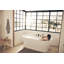 Baignoire de porcelaine vitreuse autoportante 60 po x 34 po Aspirations