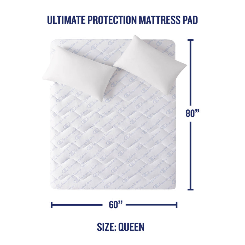 Champion Cooling Knit Mattress Pad, Queen