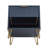 Dumbo 20" Fluted Nightstand In Midnight Blue  (Only Nightstand)-362834081