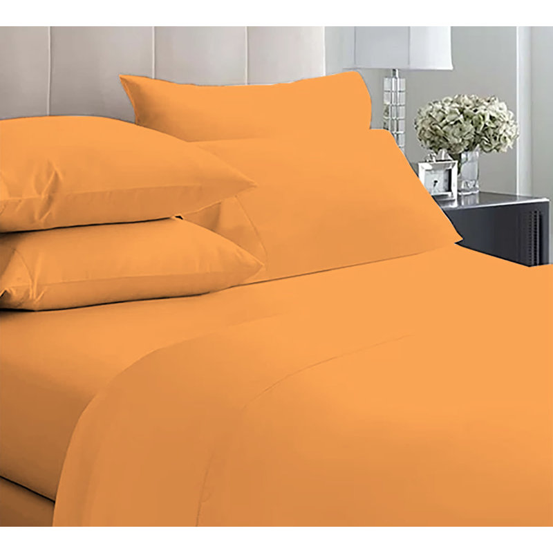 6-Piece Premium Deep Pockets Microfiber Sheet Set, Full, Sand Stone