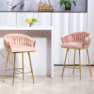 26'' Counter Height Bar Stools Set Of 2 Kitchen Island Counter Bar Stool