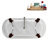 71" Streamline Clawfoot Tub,Tray,Drain and Clawfeet-101628946-102360908