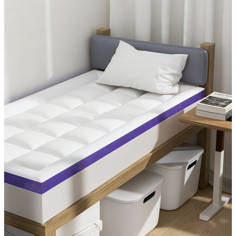 4 Inch Memory Foam Mattress Topper, 2 Inch Gel Memory Foam And 2 Inch Pillow Top Mattress Pad, Twin XL